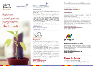 Business development programme experts flyer
